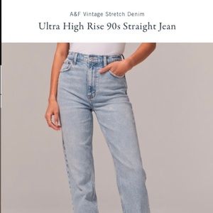 Ultra High Rise 90s Straight Jean